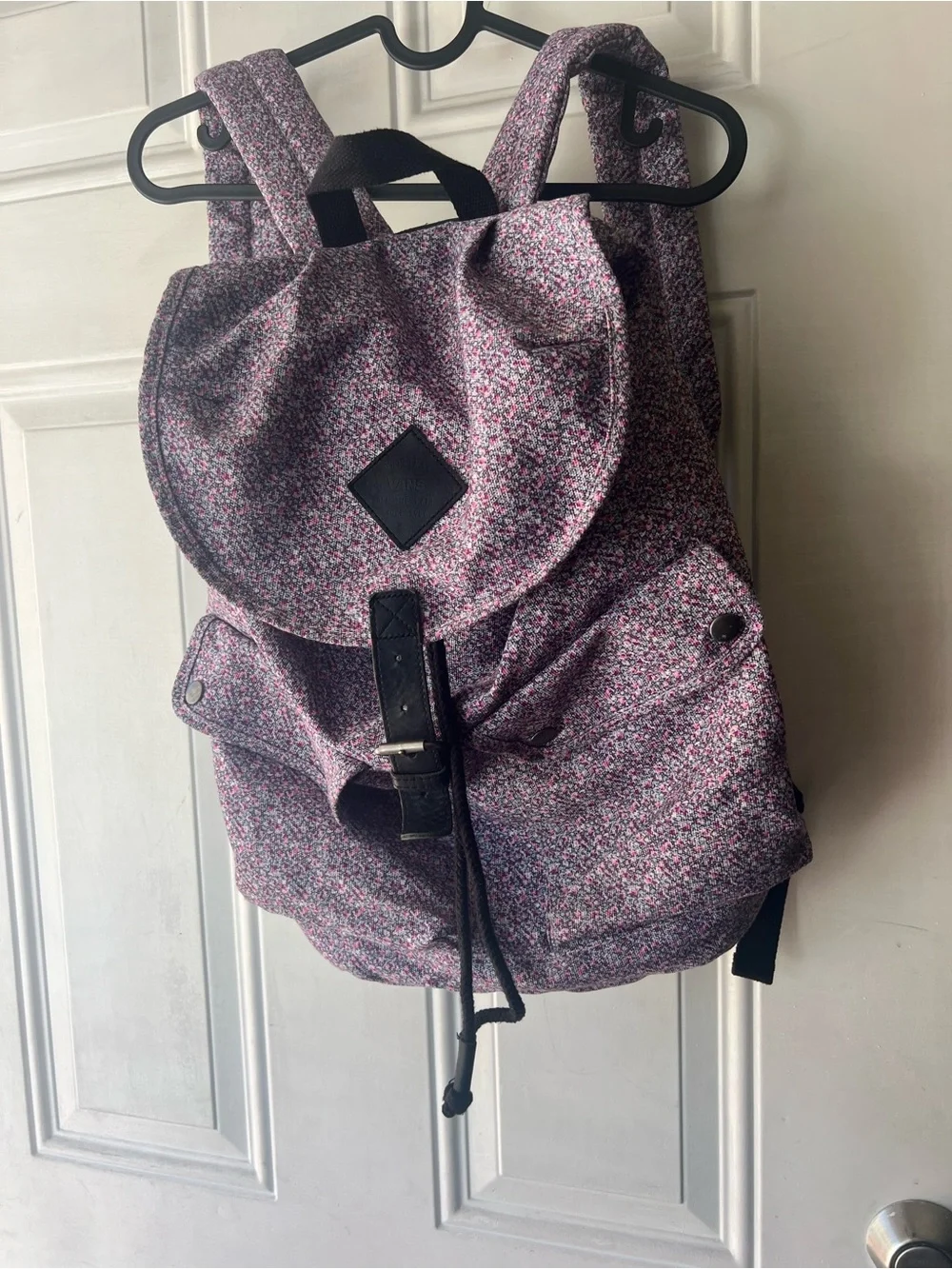 Vans Lavender Floral Drawstring Backpack